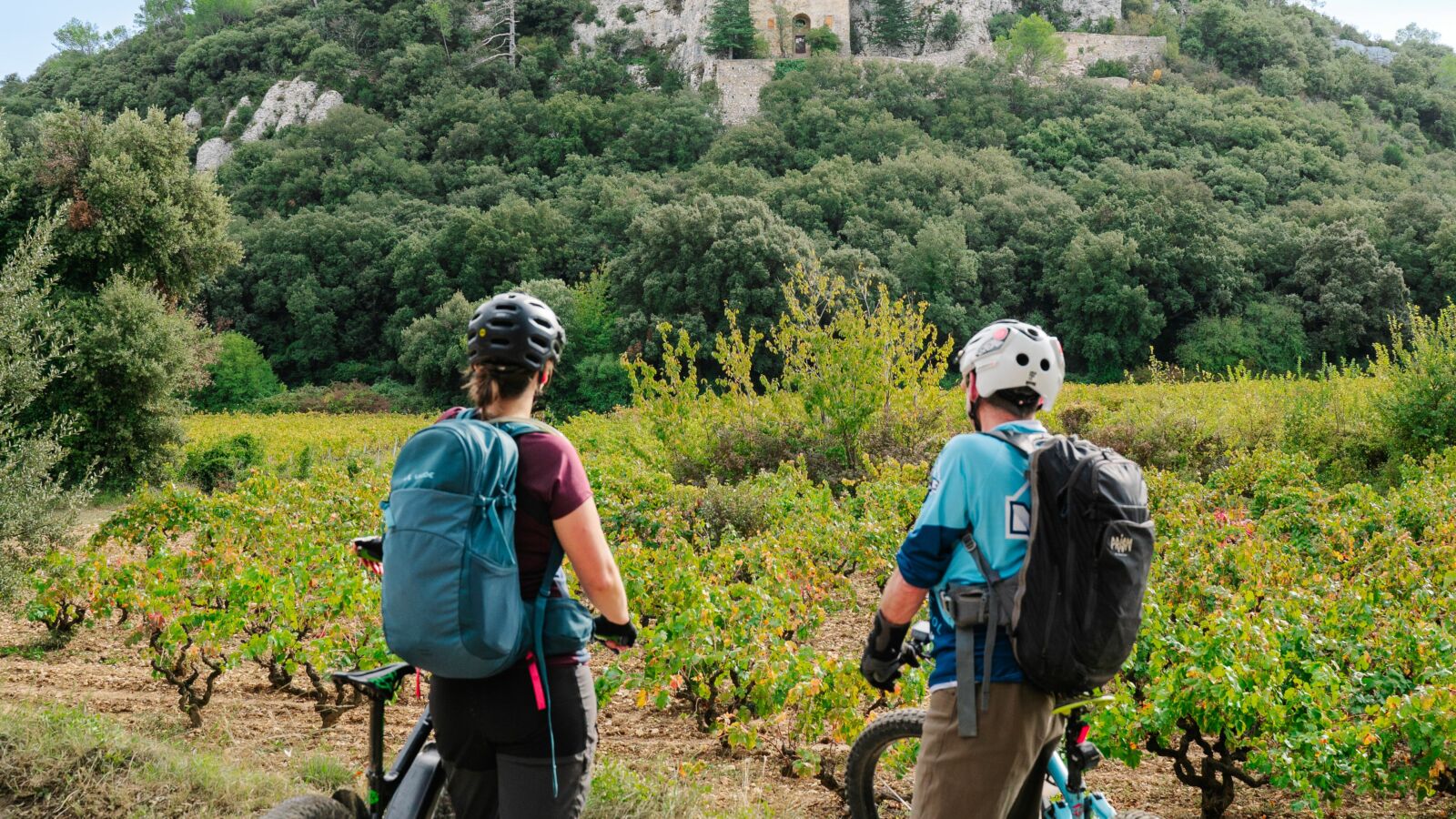balade en vtt autour de Lirac