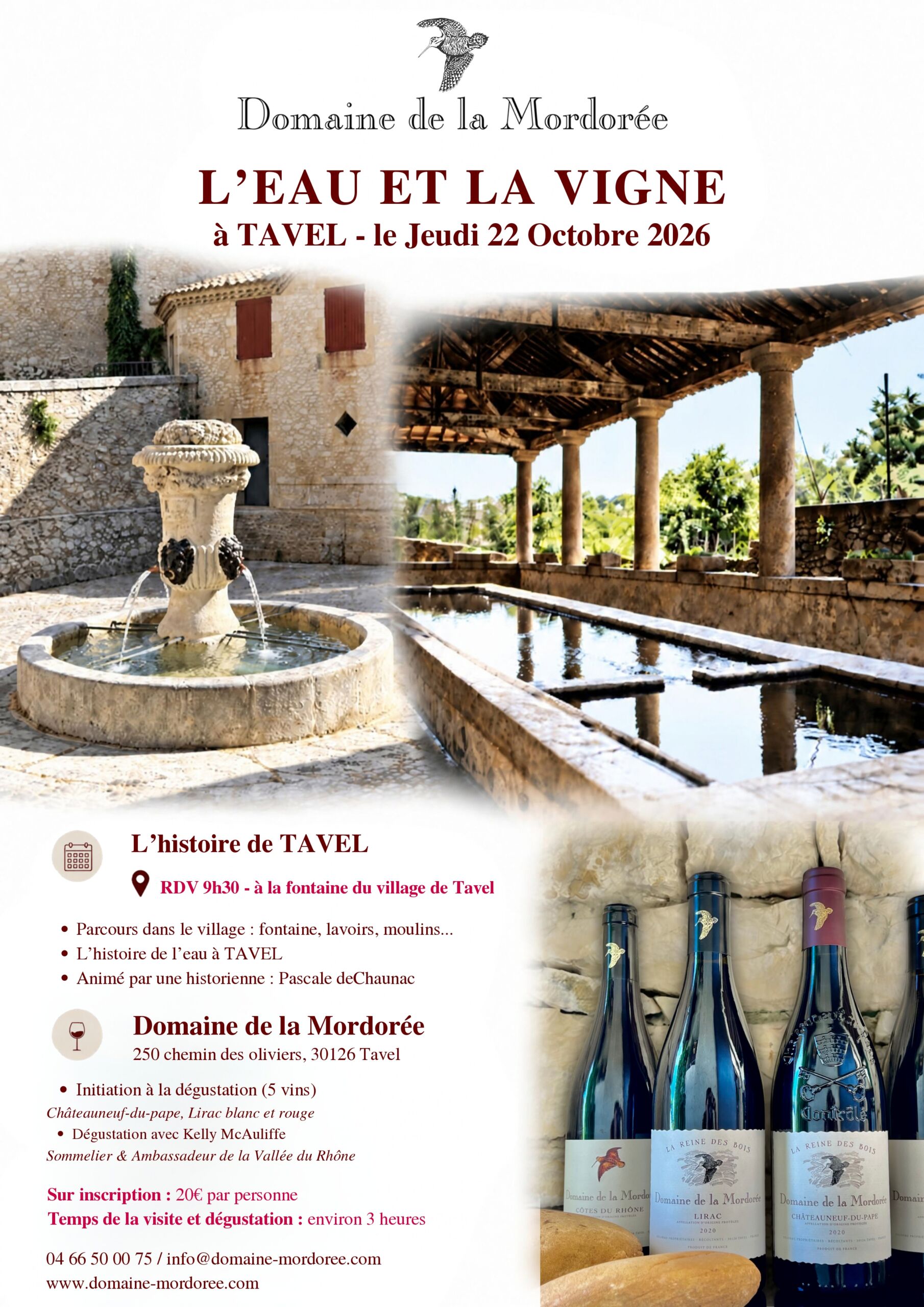 Visite du village de Tavel et initiation à la dégustation